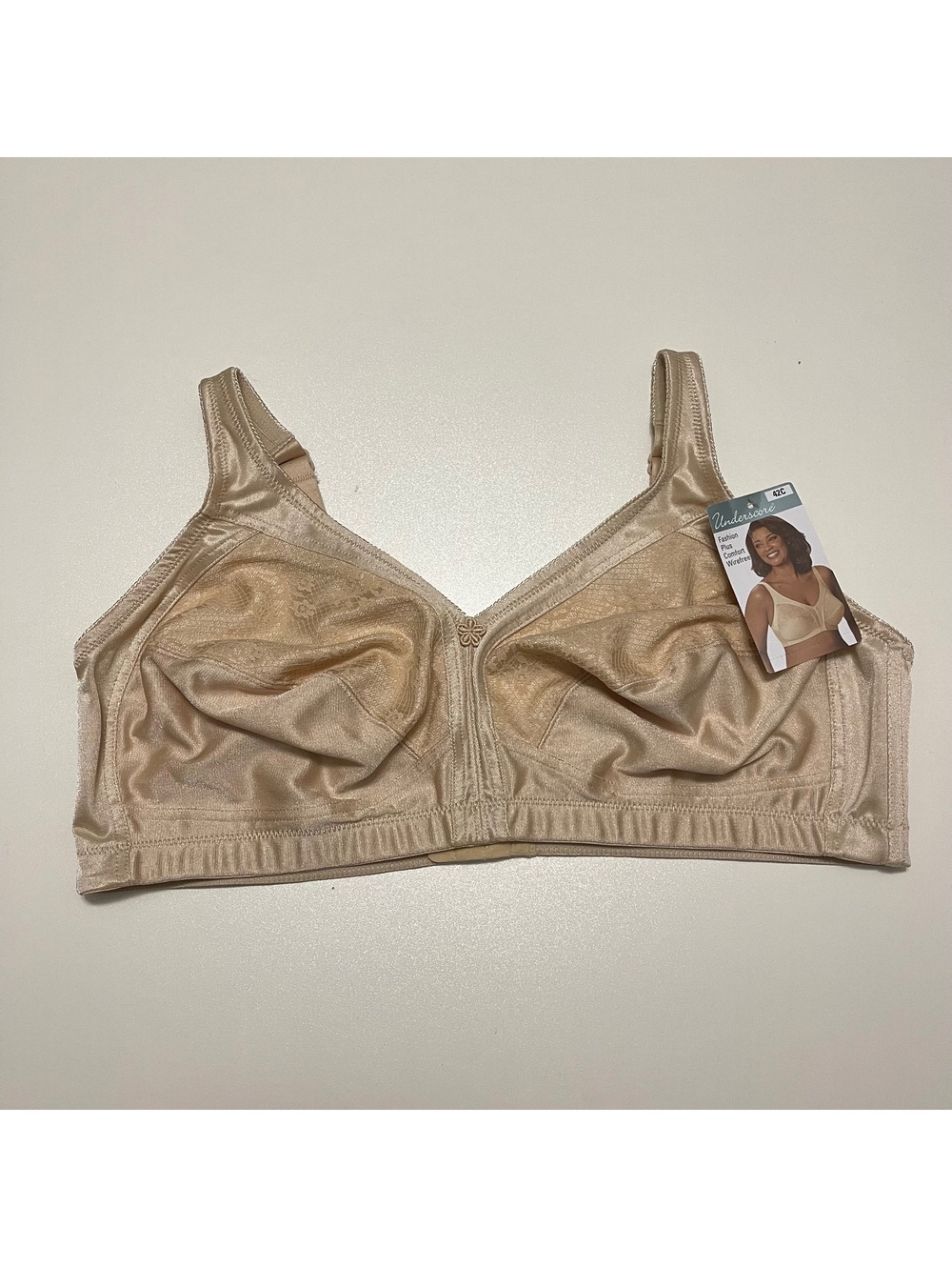 Underscore Women's Size 42C Fashion Plus Comfort Wirefree Bra